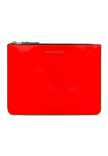 Comme des Garcons SA5100SF Super Fluo Wallet Orange/Green