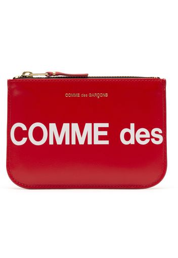 Comme des Garcons SA8100HL Huge Logo Wallet Red