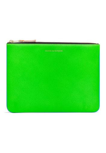 Comme des Garcons SA5100SF Super Fluo Wallet Green/Blue