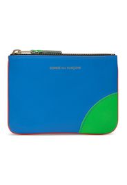 Comme des Garcons SA8100SF Super Fluo Wallet Blue/Orange