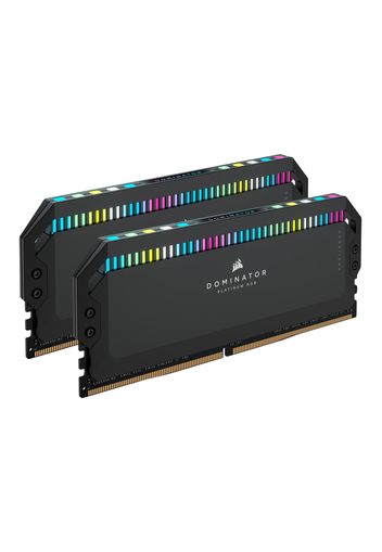 Corsair Dominator Platinum 32GB (2PK x 16GB) 4800MHz CL34 DDR5 DIMM Desktop Memory Kit CMT32GX5M2A4800C34 Black