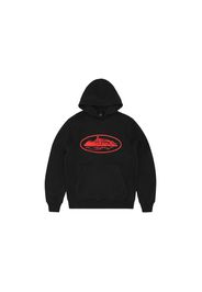 Corteiz Alcatraz V2 Hoodie Black/Red