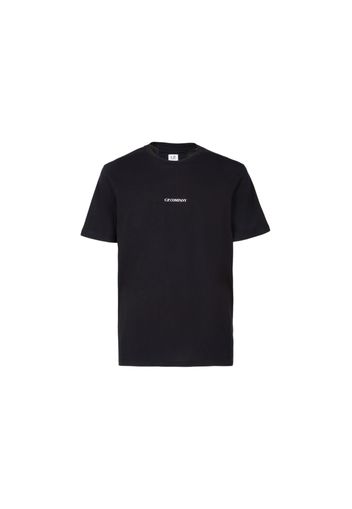 C.P. Company 30/1 Jersey Compact Logo T-Shirt Black