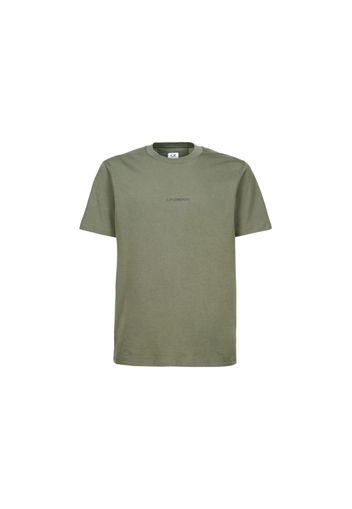 C.P. Company 30/1 Jersey Compact Logo T-Shirt Thyme-Green