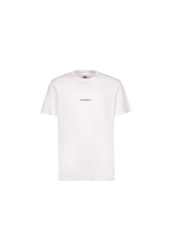 C.P. Company 30/1 Jersey Compact Logo T-Shirt Gauze-White