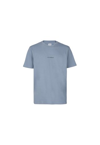 C.P. Company 30/1 Jersey Compact Logo T-Shirt Infinity-Blue