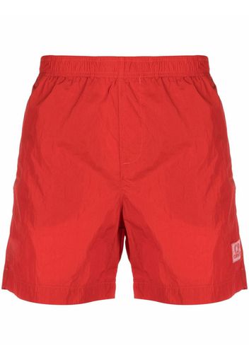 C.P. Company Chrome Swim Shorts Fiery Red