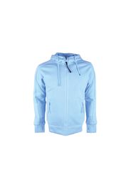 C.P. Company Diagonal Raised Fleece Goggle Hoodie Sky Blue