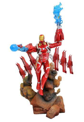 Diamond Select Toys Marvel Gallery Iron Man Mark 50 Helmet On Collectible PVC Statue