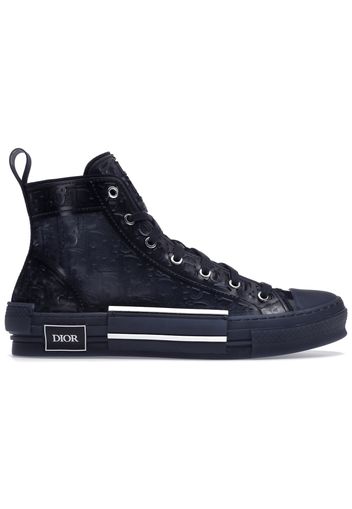 Dior B23 High Top Blue Raised Oblique