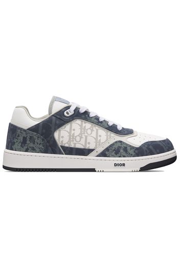 Dior B27 Low Denim Blue White Dior Tears Oblique Galaxy Leather