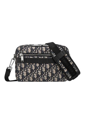 Dior Safari Messenger Bag Dior Oblique Jacquard Beige/Black