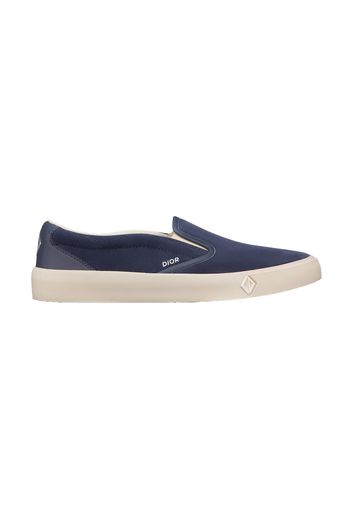 Dior B101 Slip-On Navy Blue Suede Calfskin