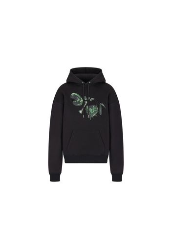 Dior x CACTUS JACK Oversized Hooded Sweatshirt Black