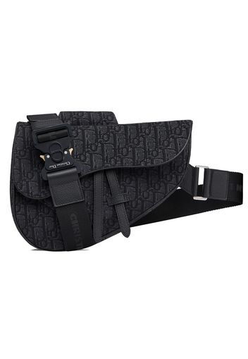 Dior Saddle Bag Oblique Jacquard Black