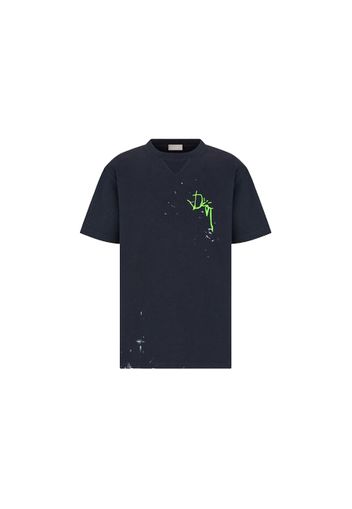 Dior x CACTUS JACK Oversized T-shirt Navy Blue