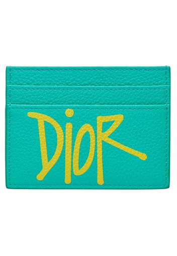 Dior And Shawn Card Holder (4 Card Slot) Green/Yellow