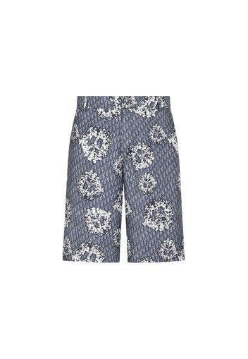 Dior x Denim Tears Silk Twill Shorts Blue