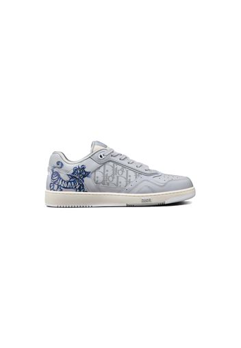 Dior B27 Kenny Scharf Low Top Blue Tiger Print