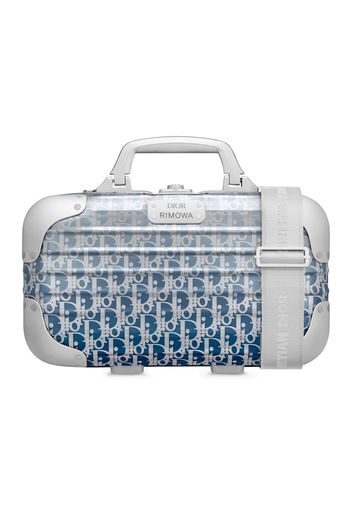 Dior x RIMOWA Carry-On Case Aluminium Dior Oblique Blue Gradient