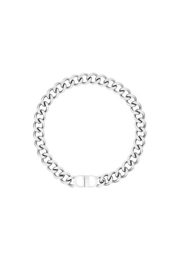 Dior Link Necklace CD Icon Silver