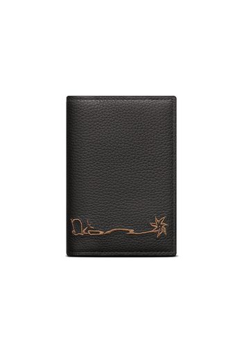 Dior x CACTUS JACK Bi-Fold Card Holder Black