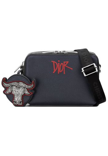 Dior And Shawn Pouch with Shoulder Strap Navy