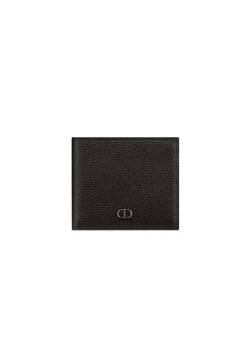 Dior Essentials Wallet Black Grained Calfskin with CD Icon Signature