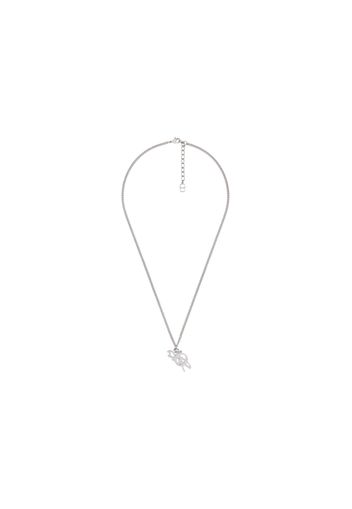Dior x CACTUS JACK Pendant Necklace Silver/White
