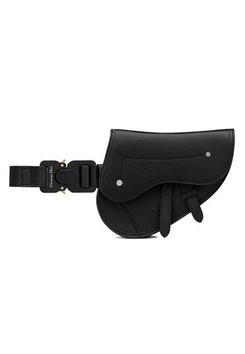 Dior Saddle Belt Bag Grained Calfskin Black