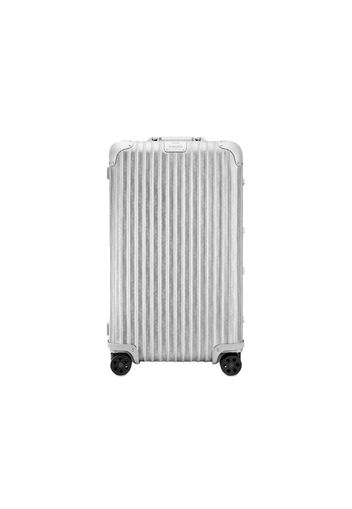 Dior x RIMOWA 4-Wheel Large Suitcase Aluminium Dior Oblique Silver