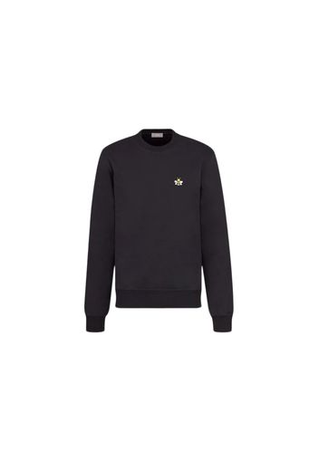 Dior KAWS Bee Logo Crewneck Sweatshirt Black