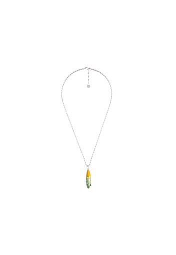 Dior And Shawn Surfboard Pendant Necklace Yellow/Green