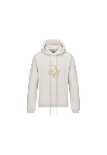 Dior x ERL Hooded Sweatshirt Heathered Gray Cotton Fleece