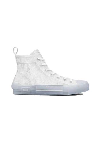 Dior B23 High Top White Raised Oblique