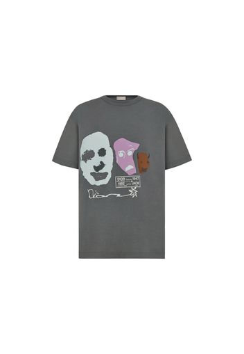 Dior x CACTUS JACK Oversized T-shirt Gray/Multicolor