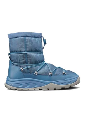 Dior Snow Ankle Boot Blue Oblique Nylon