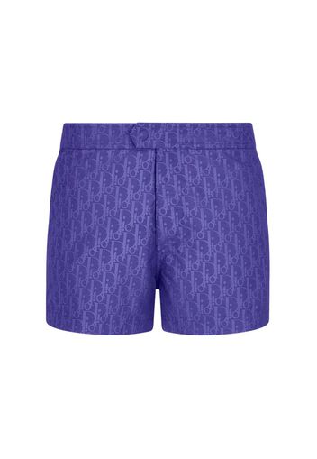 Dior Oblique Short Swim Shorts Bleu
