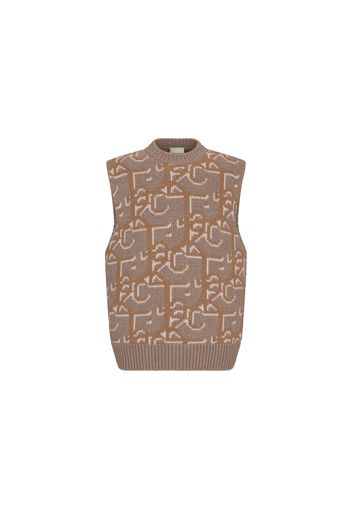 Dior x CACTUS JACK Oversized Sleeveless Sweater Beige/Brown