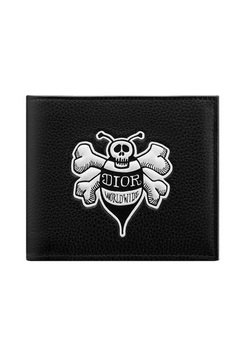 Dior And Shawn Wallet (8 Card Slot) Bee Black