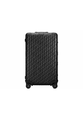 Dior x RIMOWA 4-Wheel Large Suitcase Aluminium Dior Oblique Black