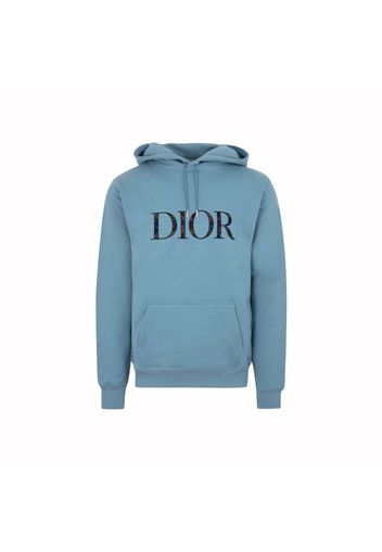 Dior x Peter Doig Logo Hoodie Light Blue