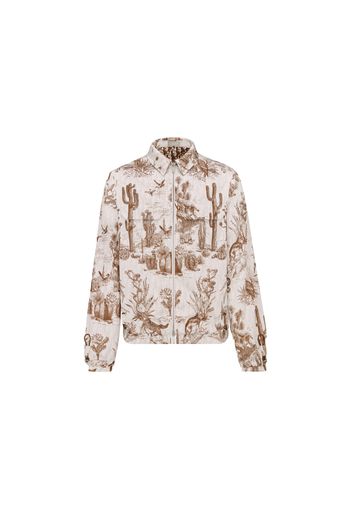 Dior x CACTUS JACK Zipped Blouson Brown/White