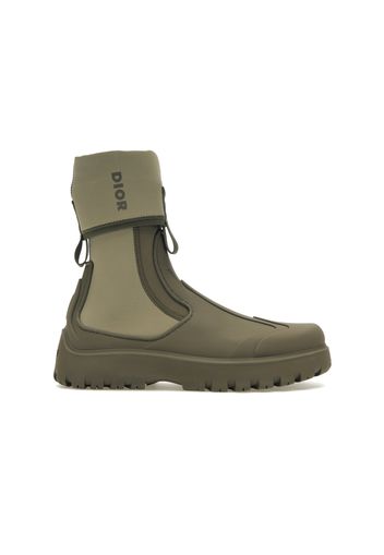 Dior Garden Ankle Boot Khaki Rubber