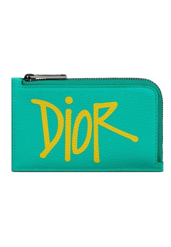 Dior And Shawn Zipped Card Holder (3 Card Slot) Green