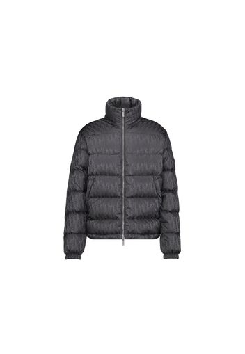 Dior Oblique Down Jacket Gray Technical Jacquard