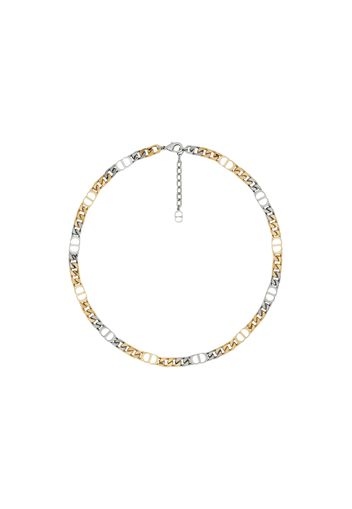 Dior Fine Links Collar Necklace CD Icon Gold/Silver