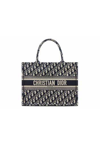 Dior Medium Book Tote Blue