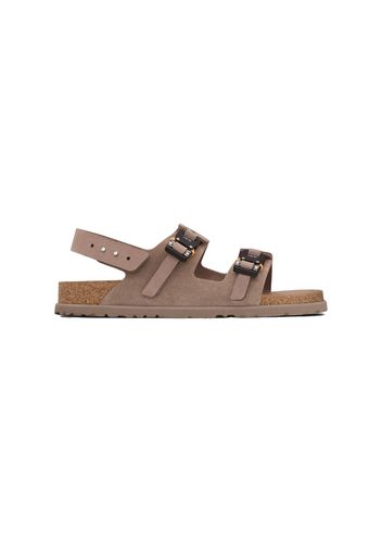 Dior By Birkenstock Milano Sandal Brown Nubuck Calfskin