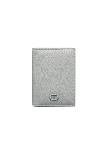 Dior CD Icon Bi-Fold Card Holder Gray